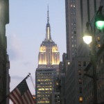 The Empire State Building in the distance. I wonder if Greer is looking down on us from up there...